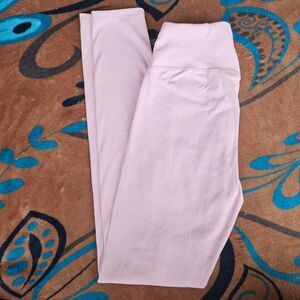 light pink leggings extra small